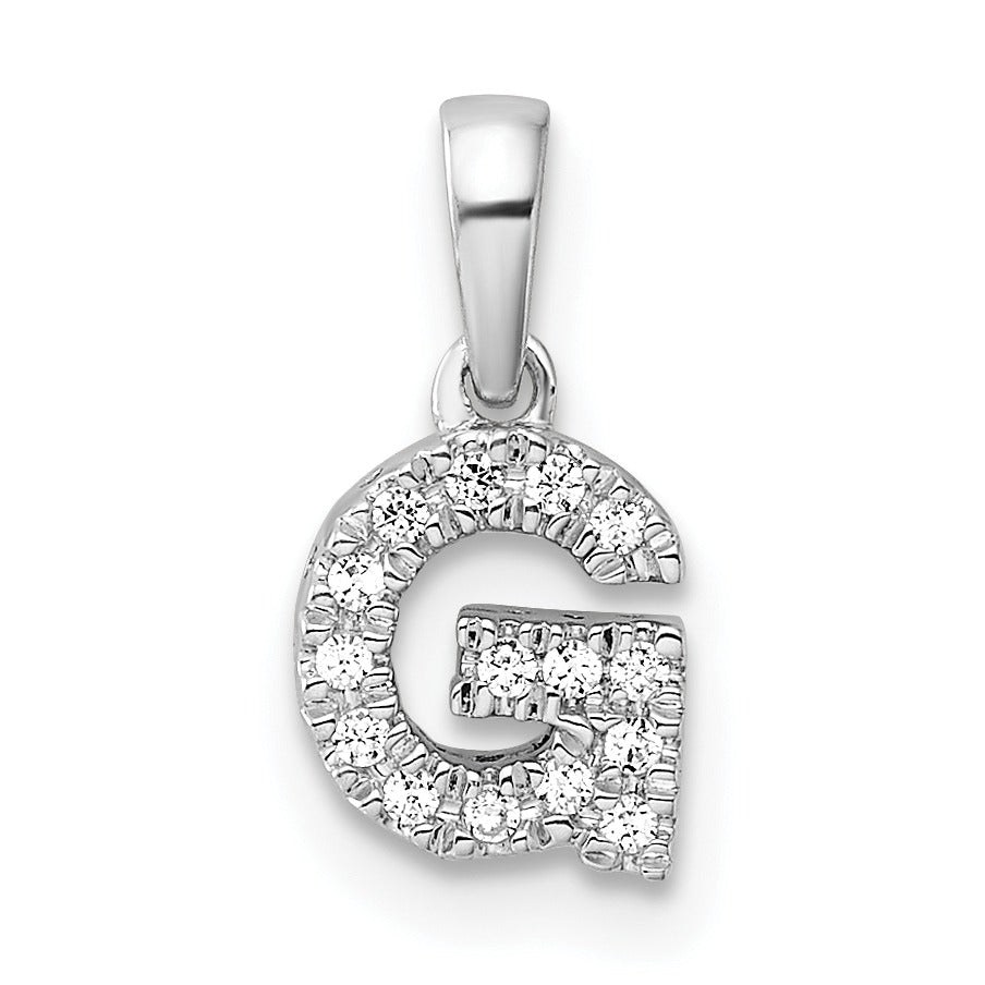 Natural Diamond Initials Bail Pendants Fine Color Jewels