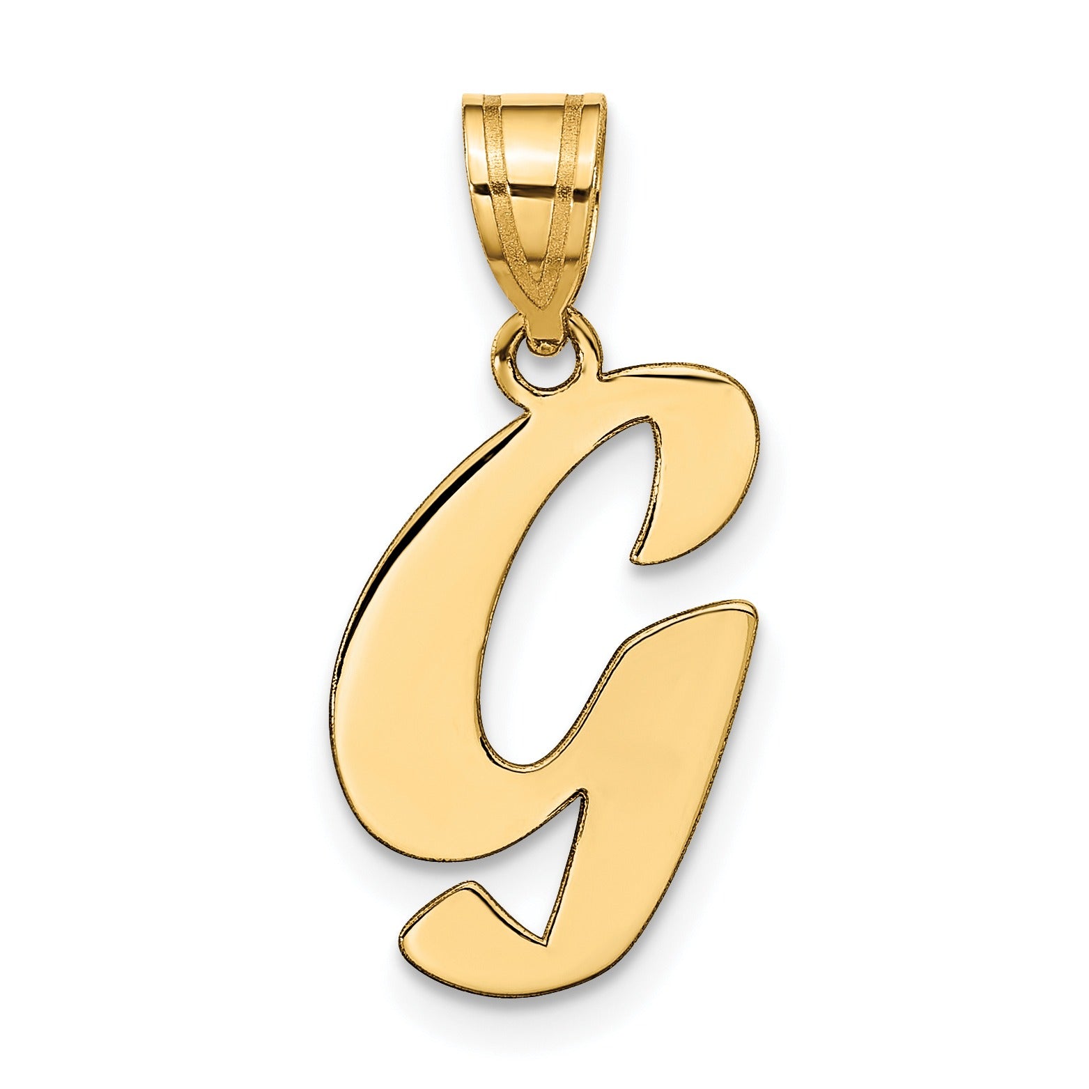 Gold Initial Pendant