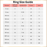 ring size guide for usa ,canada,australia, uk,europe and japan