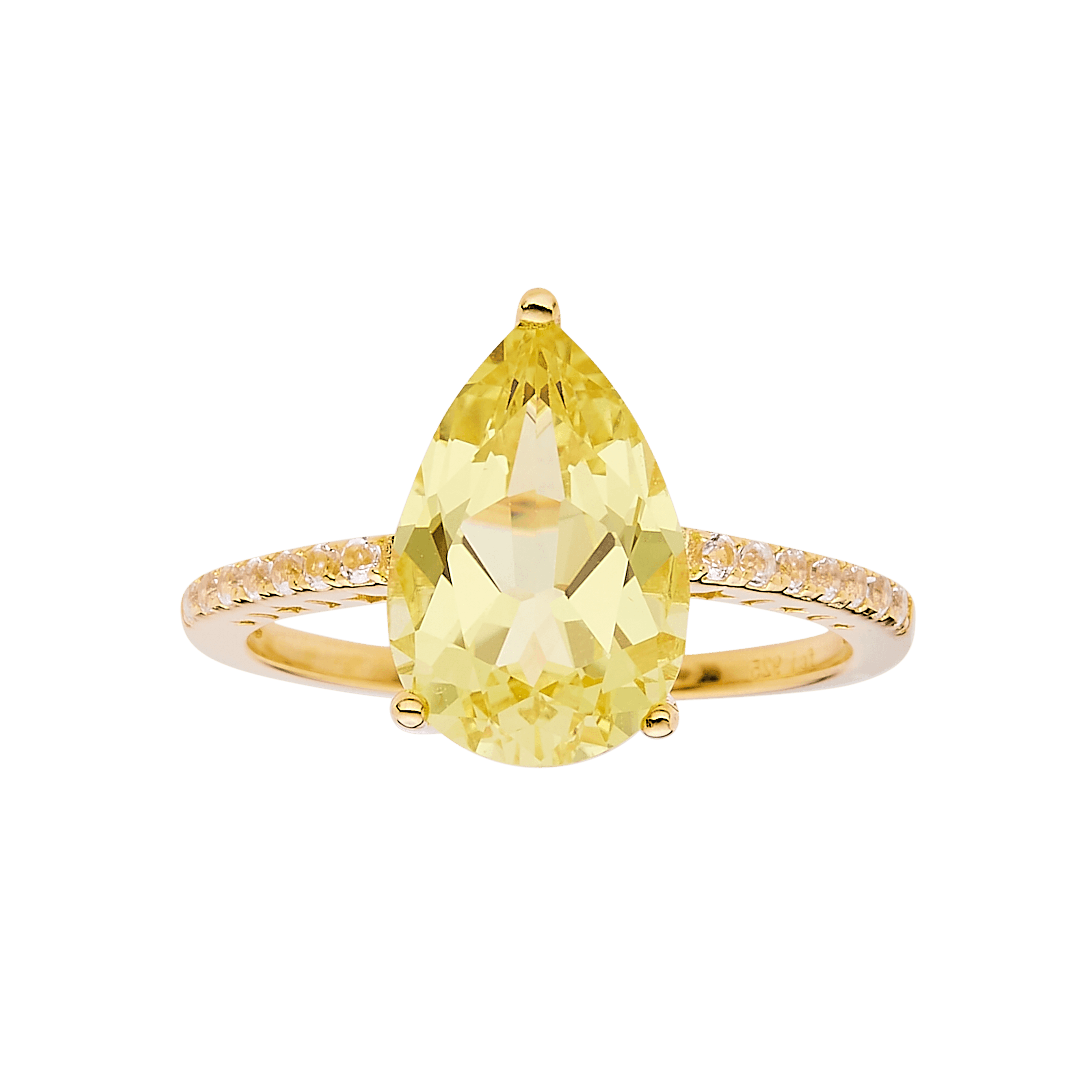 Yellow Sapphire Ring Pear Gemstone Ring Statement Ring Gift For Her Bridal cheapest Ring 14k Solid Gold Wedding Ring Sapphire Jewelry