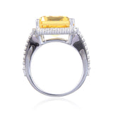 Citrine ring on a budget, affordable citrine jewelry, stunning yellow gemstone ring