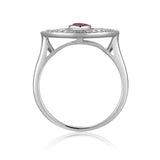 Gift for her, ruby ring on a budget, anniversary gift ideas