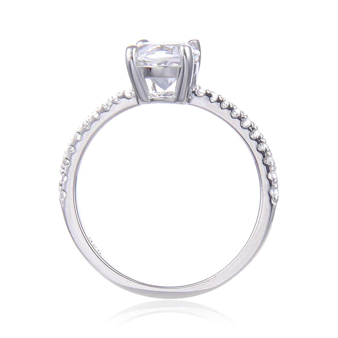 topaz solitaire ring design, sterling silver ring