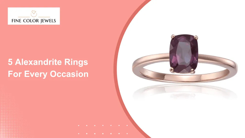 Alexandrite Rings