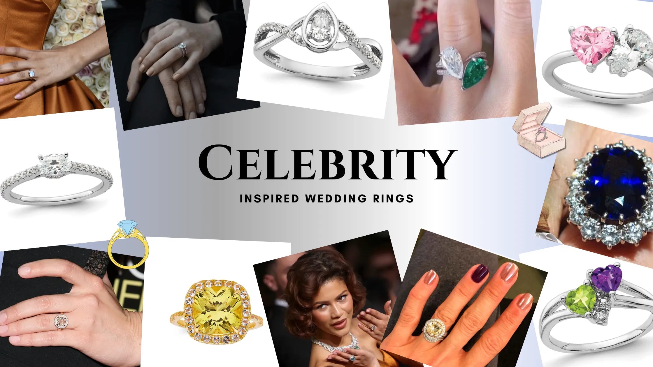 celebrity inspired wedding rings