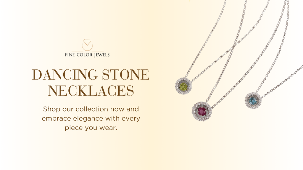 The Enchanting Appeal of a Dancing Stone Halo Necklace: The Perfect Gift for Every Occasion