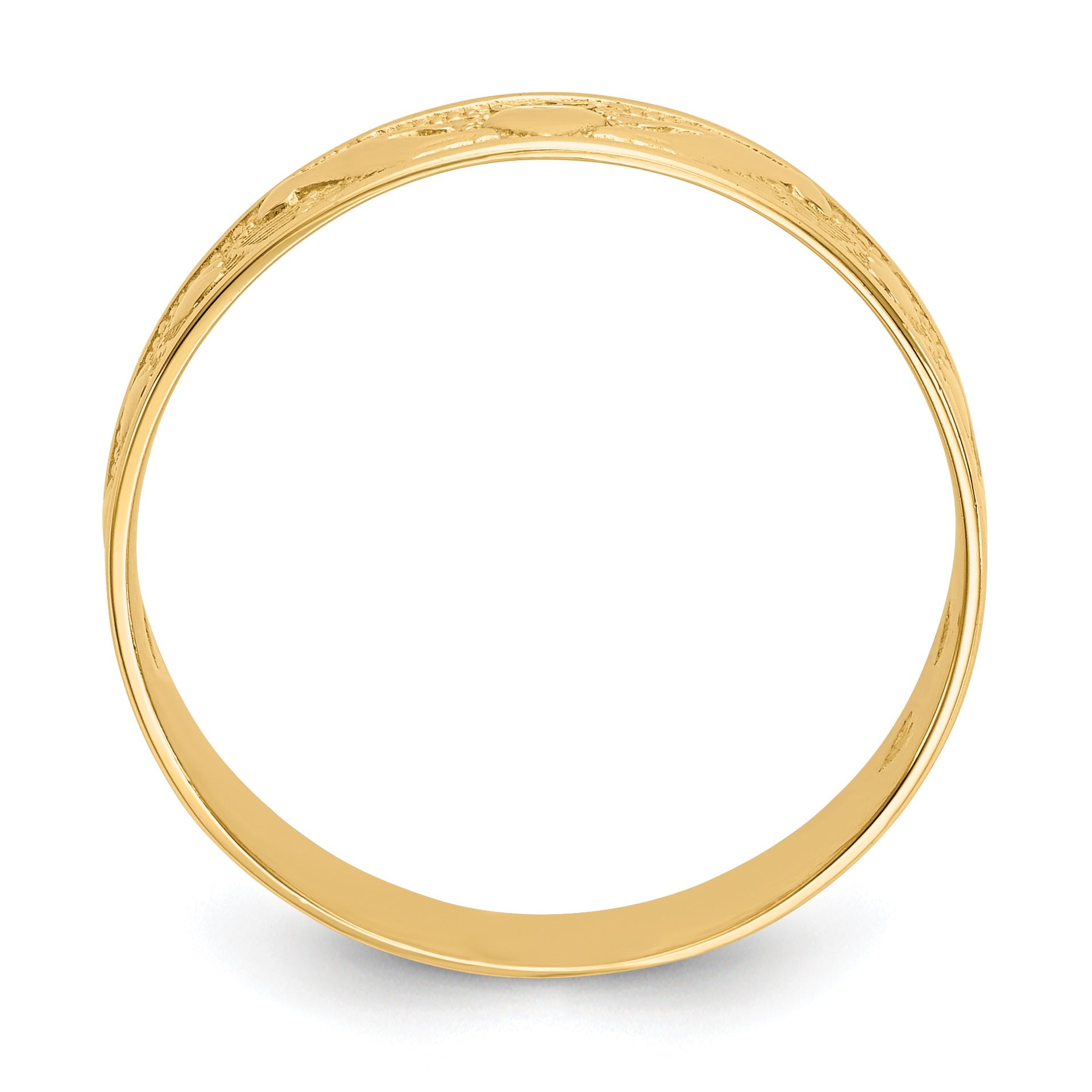 10k Gold Claddagh Band