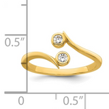 10k Gold Adjustable Toe Ring