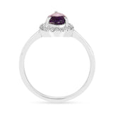 Natural Amethyst Teardrop Halo Ring Fine Color Jewels amethyst promise ring, best gift for girls, best gift for women, Christmas gift, dla-dm-discount-all-154898, February Birthstone, gift for her, Gift for Mom, gift for women, gift from daughter, gift ideas for her, gifts for her, Mother's Day Gift, New Year gift, purple gemstone ring, Teardrop halo ring&nbsp;, Valentine's Day gift