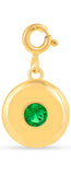 Pendentif cercle avec pierre de naissance