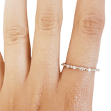 Lab Diamond Half Eternity Silver Ring Fine Color Jewels 925 silver ring, best gift for girls, best gift for women, Christmas gift, dainty ring, dla-dm-discount-all-154898, engagement rings for women, gift for her, Gift for Mom, gift for women, gift from daughter, Mother's Day Gift, New Year gift, silver engagement rings, silver rings, stackable ring, stacking ring, sterling silver ring, Valentine's Day gift, wedding rings for women