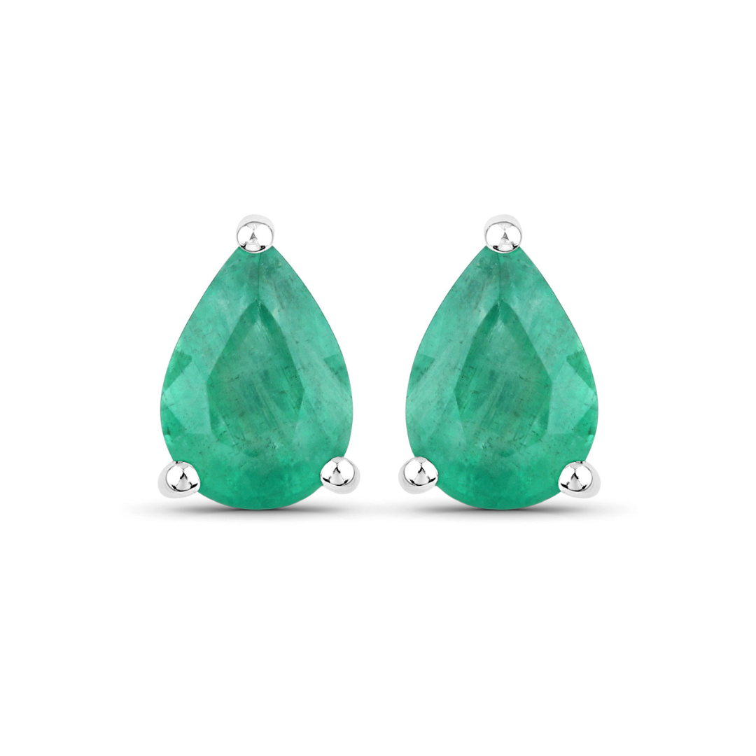 Genuine Zambian 10k Gold Teardrop Earrings Stud