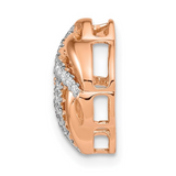 rose gold diamond pendant, elegant pendant design