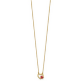 14K Gold Lady Bug Necklace