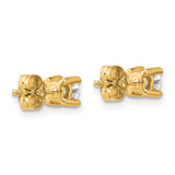 14K gold jewelry, gold diamond earrings, diamond studded earrings