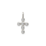 Cross Cubic Zirconia Charm Cross Pendant