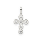 Cross Cubic Zirconia Charm Cross Pendant