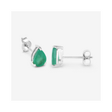 Genuine Zambian Emerald 10K Earrings