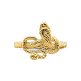 14K Gold Snake Ring