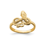 14K Gold Snake Ring