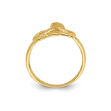 14K Gold Snake Ring