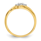 14K Yellow Gold Lab Grown Diamond Engagement Ring