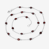 Genuine Garnet By the Yard Necklace