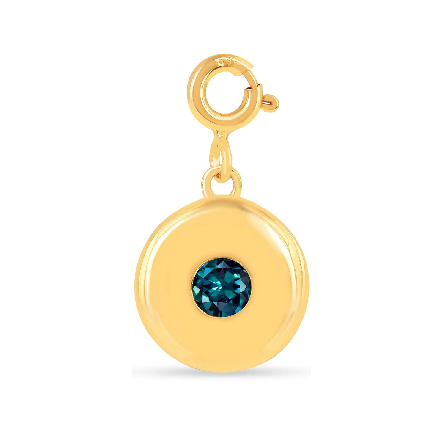 Pendentif cercle avec pierre de naissance