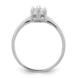 Marquise Cz Solitaire Ring