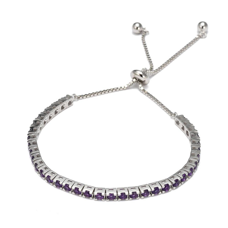 Buy Sterling Silver Bracelet Online | Bracelets For Women – FineColorJewels