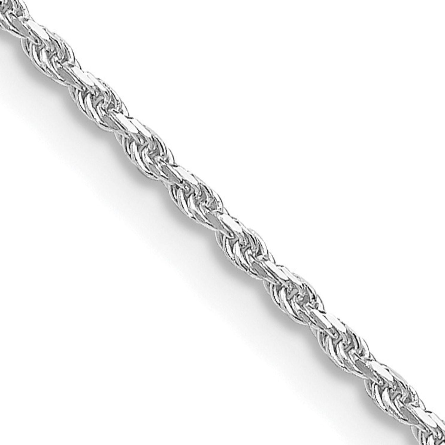 Sterling Silver Diamond-cut Rope Chain