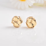 18K Gold Vermeil  Knot Earrings