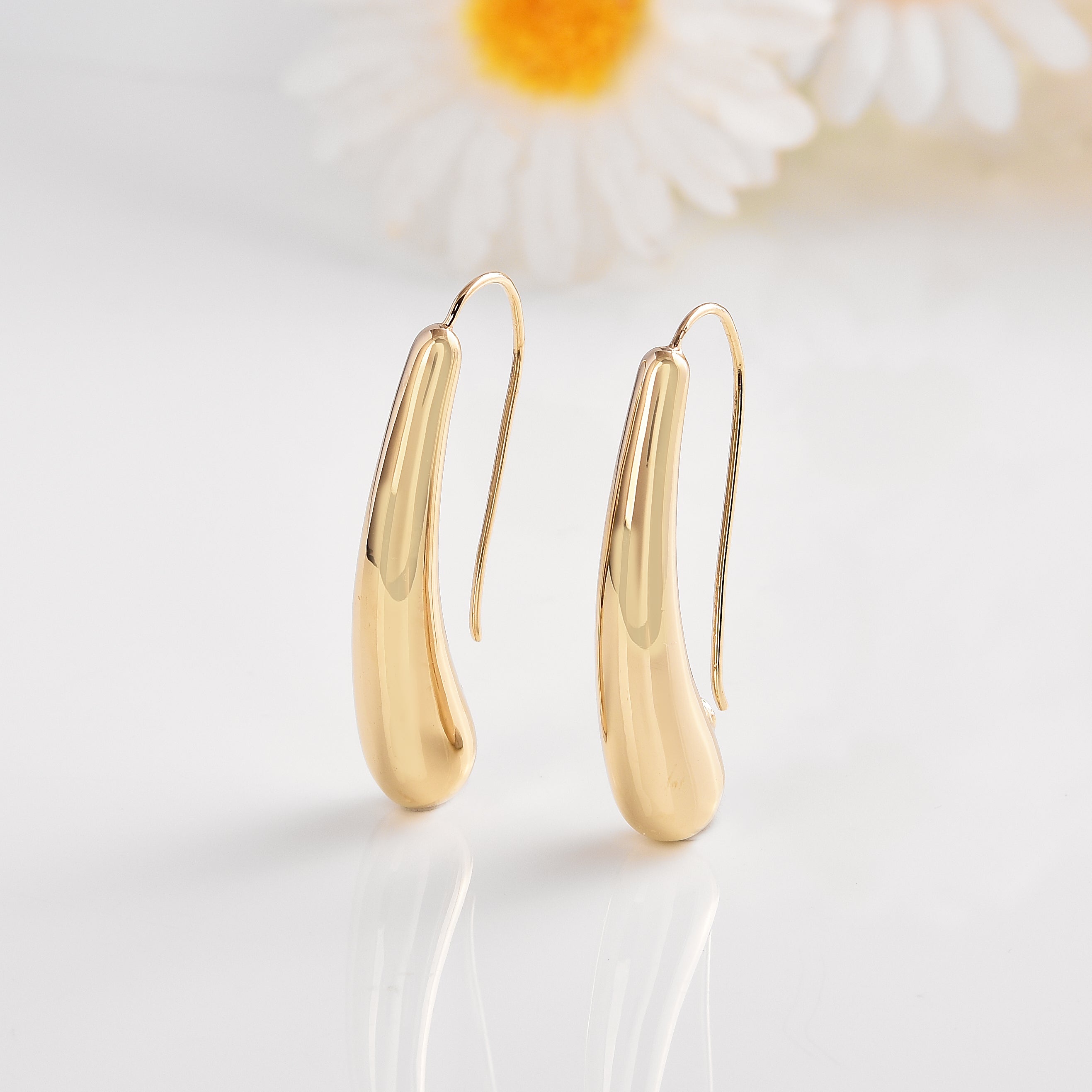 Pendientes con forma de gota de agua