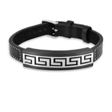 Pulsera con llave griega para hombre