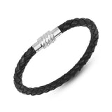 Pulsera de cuero trenzada para hombre