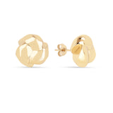 18K Gold Vermeil  Knot Earrings