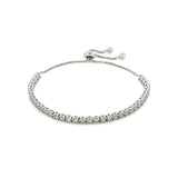 White Sapphire Tennis Bracelet - FineColorJewels