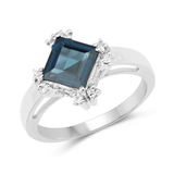 London blue topaz Cocktail Ring