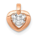 14K Rose Gold Lab Diamond Heart Pendant Fine Color Jewels 14k Rose Gold, aesthetic pendant, best gift for girls, best gift for women, Christmas gift, diamond charm, diamond stud pendant, gift for her, gift for lovers, Gift for Mom, gift for women, gift from daughter, gift ideas for her, gifts for her, gold and diamond, gold pendant, heart chrams, heart motif, heart pendant, heart shape pendant, heart shaped pendant, lovers gift, Mother's Day Gift, New Year gift, two tone pendant, Valentine's Day gift