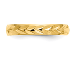 10K Gold Textured Adjustable Toe Ring