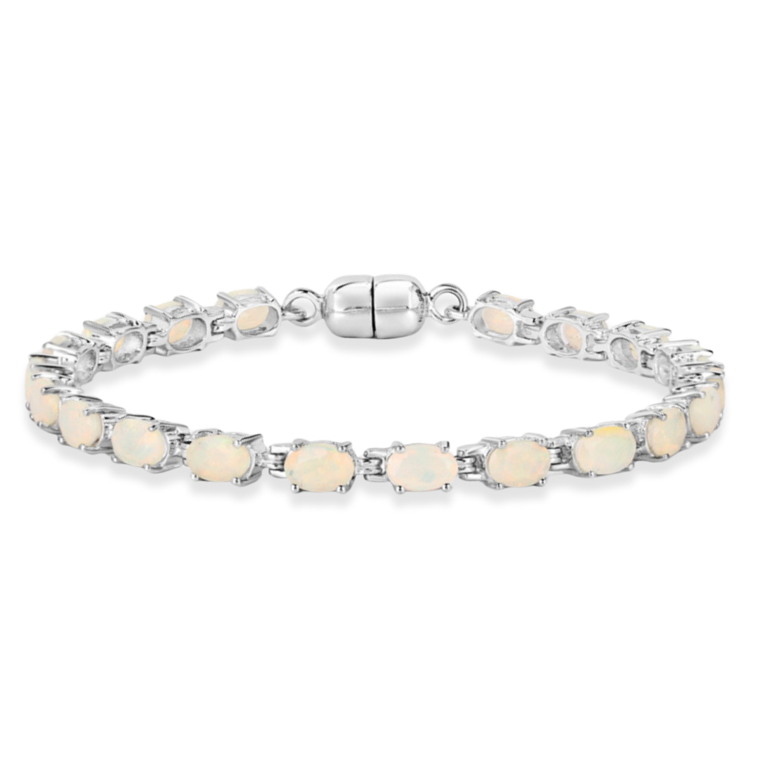 Genuine Ethiopian Opal Tennis Bracelet