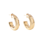 18K Gold Vermeil  Open Hoop Earrings