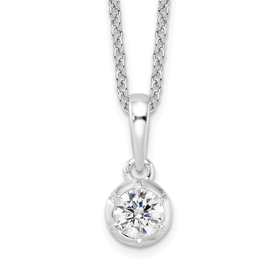 14K White Gold Lab Grown Diamond Solitaire Necklace Fine Color Jewels aesthetic necklace, best gift for girls, best gift for women, chain pendant, dla-dm-discount-all-153807, gift for her, Gift for Mom, gift for women, gift from daughter, gold and diamond necklace, minimalistic necklace, pendant necklace, solitaire diamond, Valentine's Day gift, wedding gift, White Gold chain