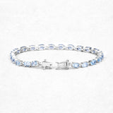 Natural Blue Topaz Bracelet