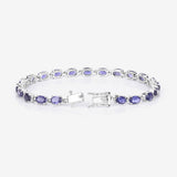 Genuine Iolite Tennis Bracelet