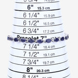 Genuine Iolite Tennis Bracelet