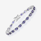 Genuine Iolite Tennis Bracelet