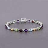 Genuine Multi Stones Tennis Bracelet