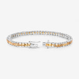 Genuine Citrine Yellow Tennis Bracelet