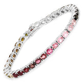 Genuine Tourmaline Tennis Bracelet